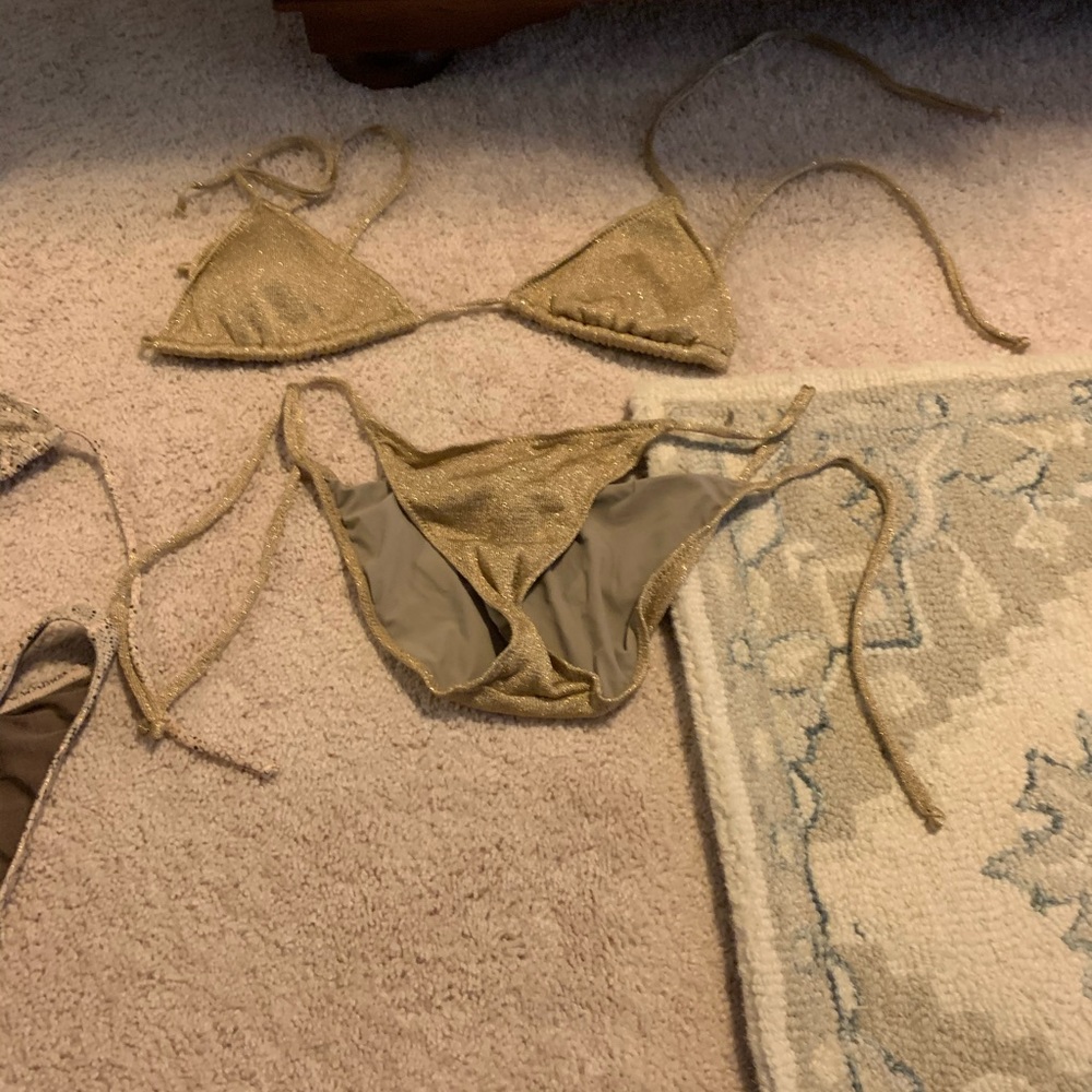 Gold Swimsuit